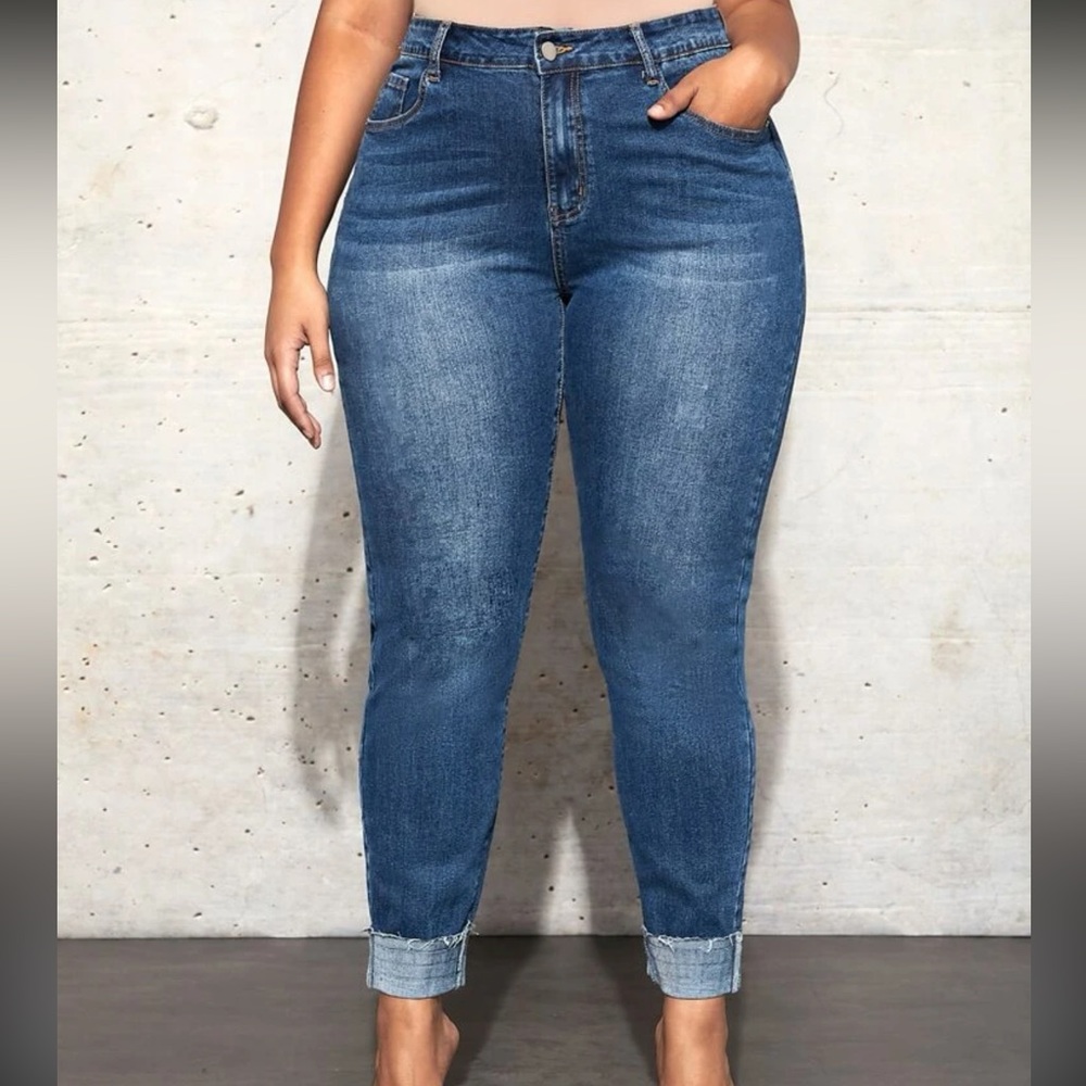 Rough cut fold over him jeans size 20 or tag says 4XL